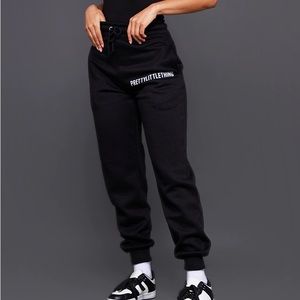 PRETTY LITTLE THING - Never Worn Black Sweats